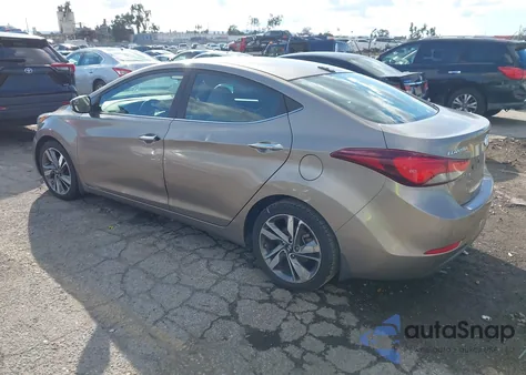 2014 Hyundai Elantra Limited z USA, uszkodzony, nr VIN 5NPDH4AE3EH469475